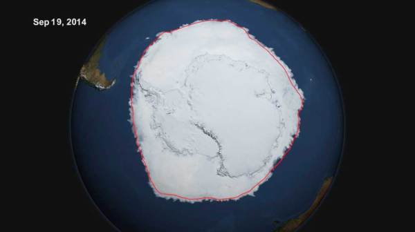 Rekordnagyságúra hízott az antarktiszi tengeri jég