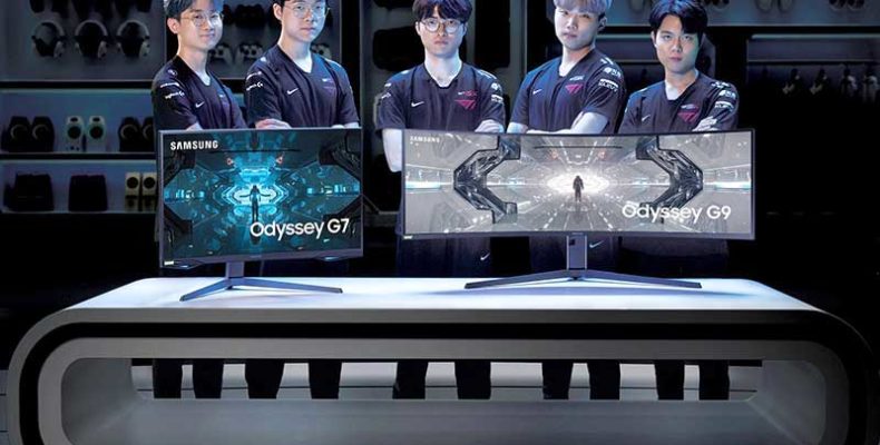 A Samsung a globális e-sport szervezet, a T1 hivatalos kijelzőpartnere