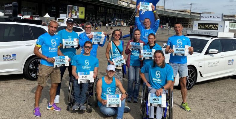 Már hetedik alkalommal indult el a SUHANJ! Alapítvány csapata a Berlin Marathonon a BMW Group Magyarország segítségével